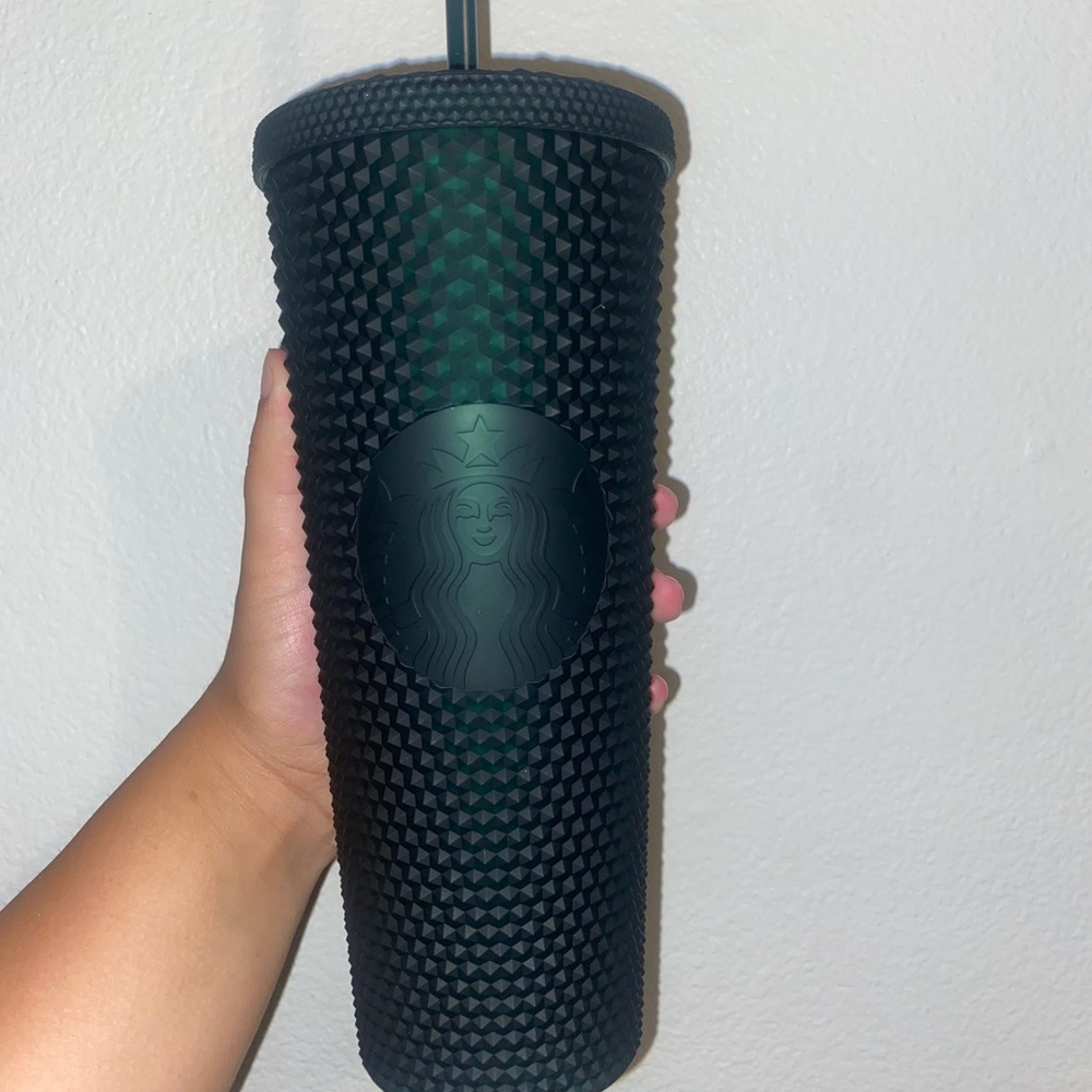 NWT GREEN STUDDED STARBUCKS TUMBLER